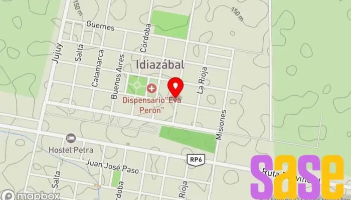 mapa de Cooperativa de Servicios de Electricidad, Obras y Servicios Publicos de Idiazabal Ltda Proveedor de servicios de telecomunicaciones en Idiazabal
