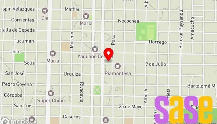 mapa de Cooperativa de Servicios Públicos Villaguay Ltda Electricista en Villaguay