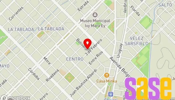 mapa de Cooperativa Electrica de Chajari Ltda. Comercio en Chajarí