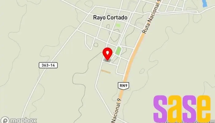 mapa de Cooperativa eléctrica sebastian elcano Oficina de la Administración en Rayo Cortado