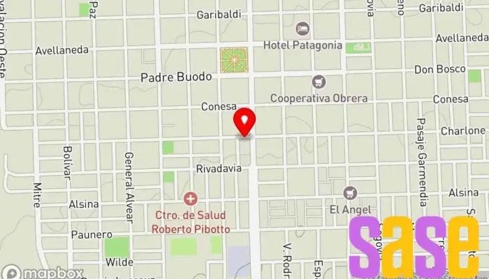 mapa de COSEGA - Comunicaciones Proveedor de servicios de telecomunicaciones, Proveedor de servicios de Internet en Gral. Acha