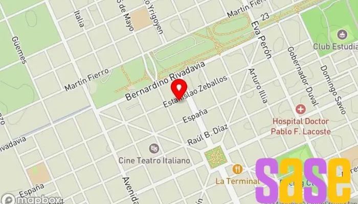 mapa de Cospec Compañía eléctrica en Eduardo Castex