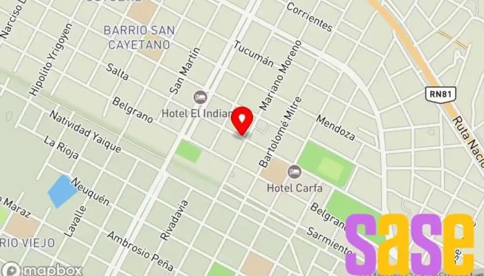 mapa de CYG ELECTRÓNICA  en Ingeniero Juárez