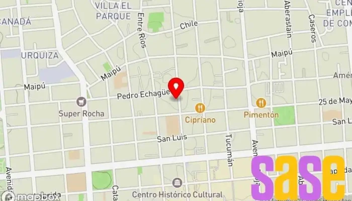 mapa de De La Colina Television Emisora de radio en San Juan