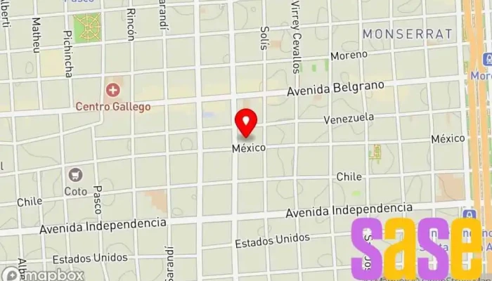mapa de Del Bianco Electrónica S. A. Tienda de electrónica en Cdad. Autónoma de Buenos Aires