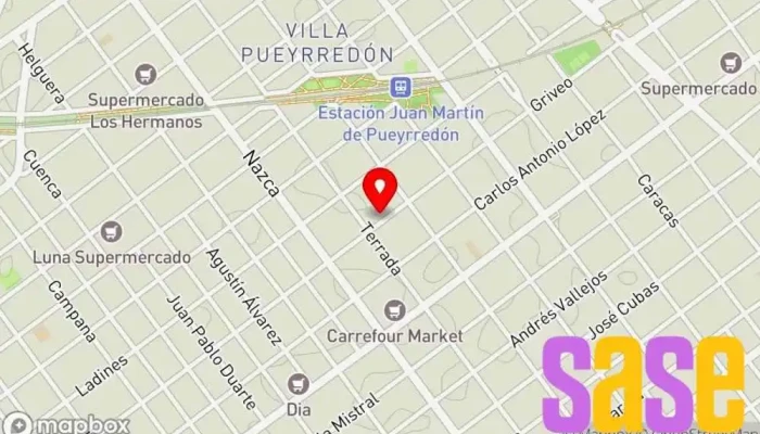 mapa de DGA Electrónica Proveedor de repuestos de electrodomésticos en Cdad. Autónoma de Buenos Aires