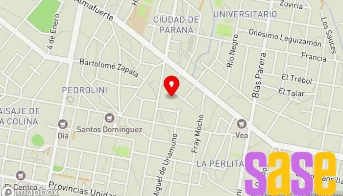 mapa de Diselec S.A. Tienda de electricidad en Paraná