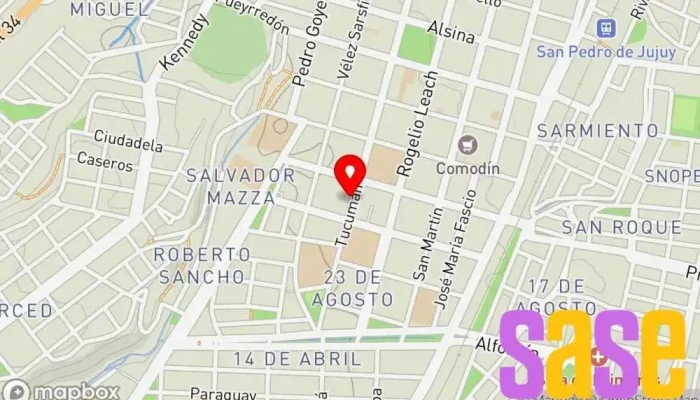 mapa de Distribuidora el Ramal Tienda de bebidas alcohólicas en San Pedro de Jujuy