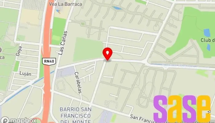 mapa de Distribuidora Miler (Mza) Tienda de electricidad en Guaymallén