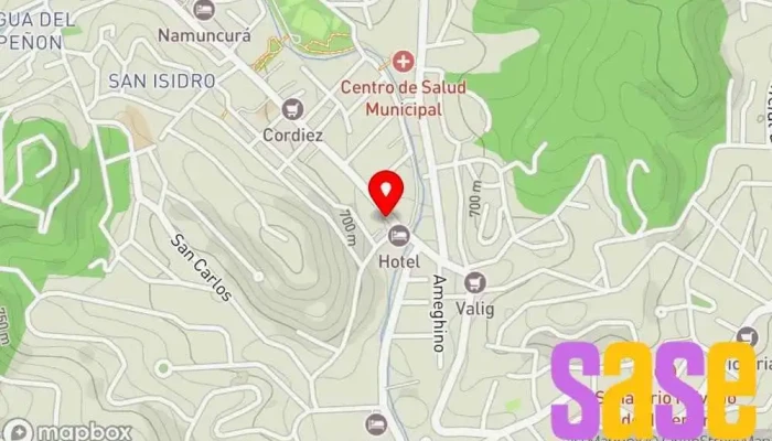 mapa de Distribuidora Serrana Tienda de iluminación en Río Ceballos