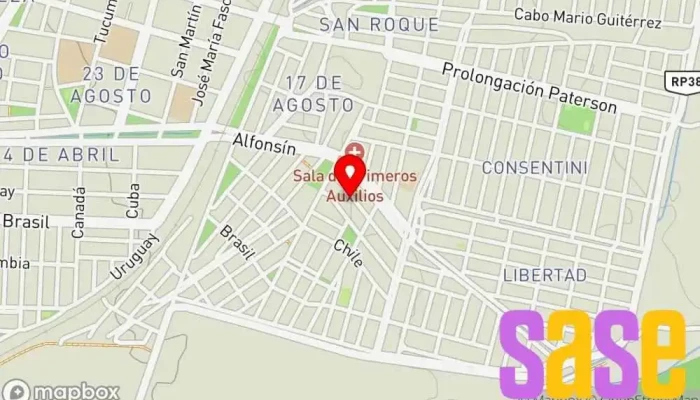 mapa de Distriya Jujuy Tienda de repuestos para automóviles, Tienda de repuestos para motos en San Pedro de Jujuy
