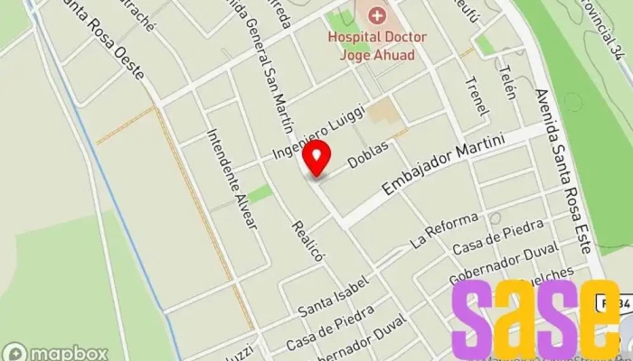 mapa de DSElectricidad Ferretería en 25 de Mayo