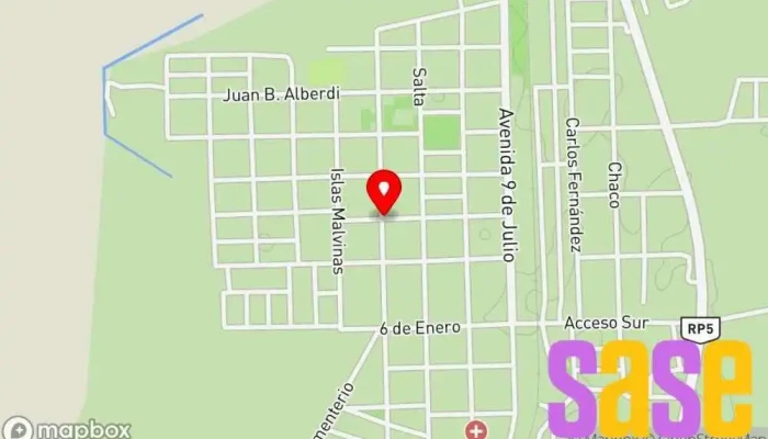 mapa de Edesa Compañía eléctrica en Apolinario Saravia