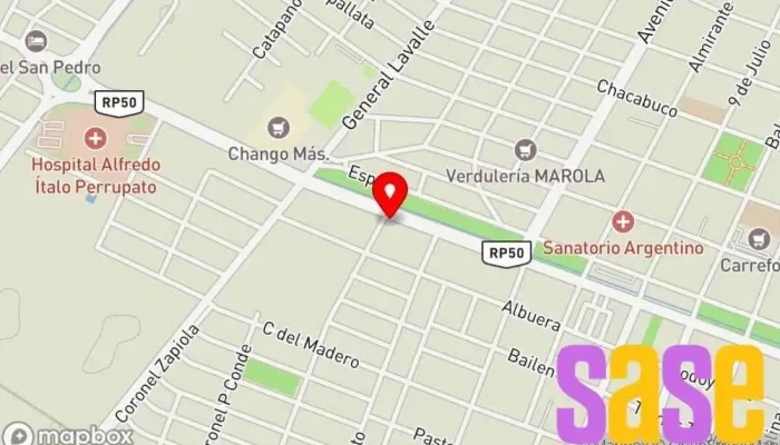 mapa de EDESTE Compañía eléctrica en San Martín