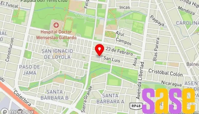 mapa de EJESA PALPALÁ Compañía eléctrica en Palpalá