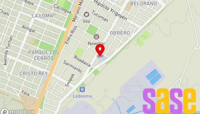 mapa de EJESA S.A Central eléctrica en Libertador Gral San Martín