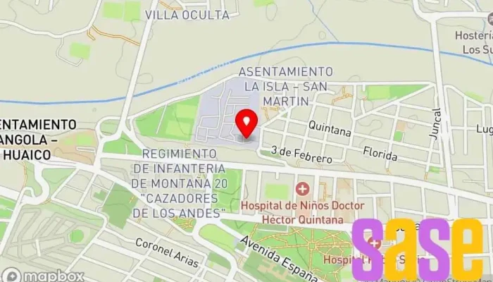 mapa de EJSEDSA Oficinas de empresa en San Salvador de Jujuy