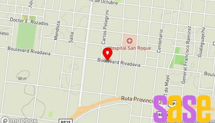 mapa de ELECEL - REPUESTOS ELECTRICOS DEL AUTOMOTOR - AUXILIO 24 HS Concesionario de remolques en Rosario del Tala