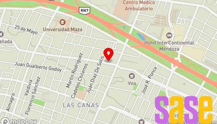mapa de Elecsa SA Tienda de electricidad, Ferretería en BTE