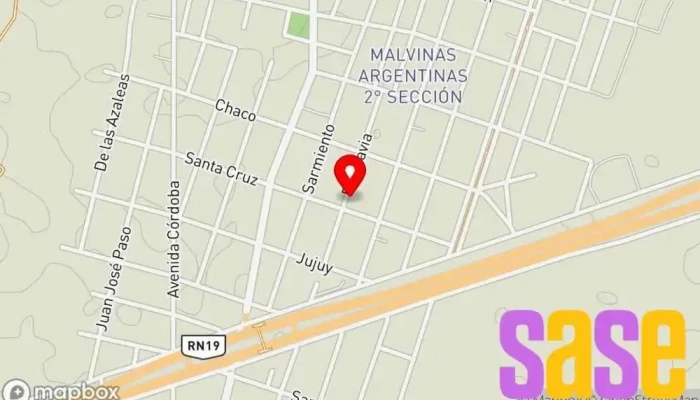 mapa de Electrcista Taller de reparación de automóviles en Malvinas Argentinas