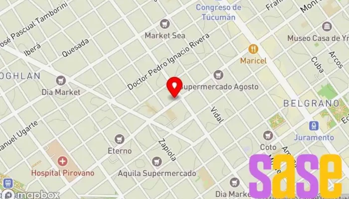 mapa de Eléctrica Monroe Tienda de electricidad en Cdad. Autónoma de Buenos Aires