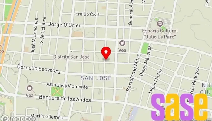 mapa de Electricar Taller de reparación de automóviles en San José
