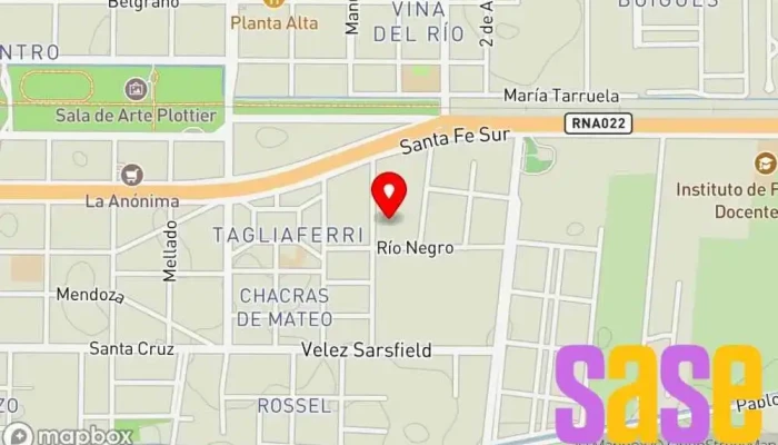 mapa de Electricidad del automotor ElectriCar Taller de automóviles en Plottier