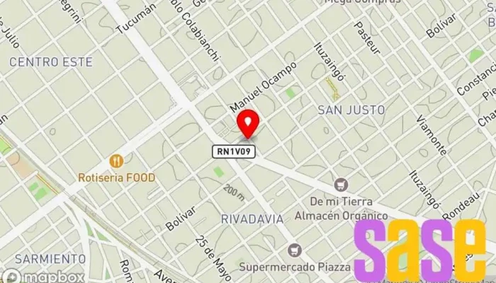 mapa de Electricidad del automotor JB Taller de reparación de autocaravanas en Villa María