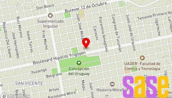 mapa de Electricidad Del Automotor Taller de automóviles en Concepción del Uruguay