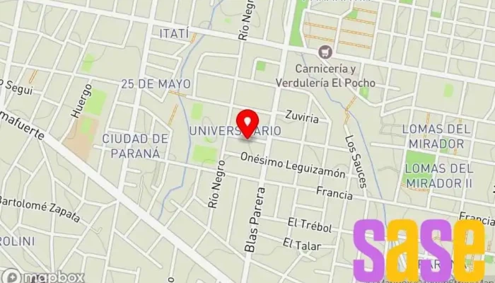 mapa de Electricidad del Automotor Omar Fontana Taller de reparación de automóviles en Paraná