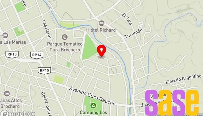 mapa de Electricidad del automotor Roberto Taller de reparación de automóviles en Villa Cura Brochero