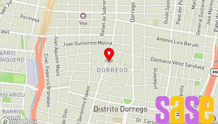 mapa de Electricidad del Automovil Jorge Arias Servicio de reparación de sistemas eléctricos para automóviles en Dorrego