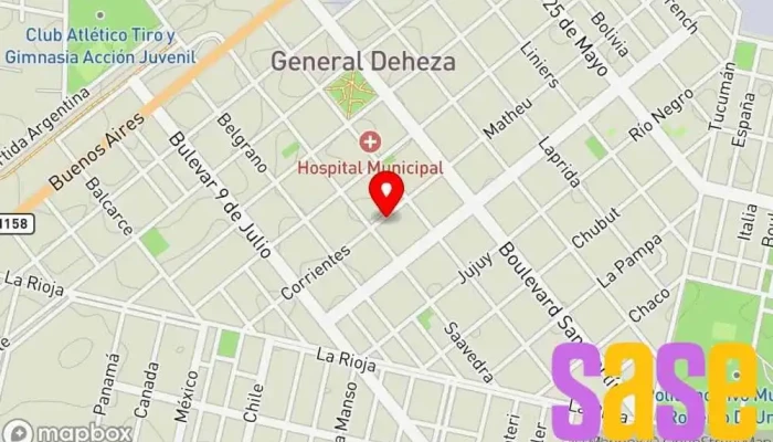 mapa de Electricidad Dimar Tienda de componentes electrónicos en Gral. Deheza