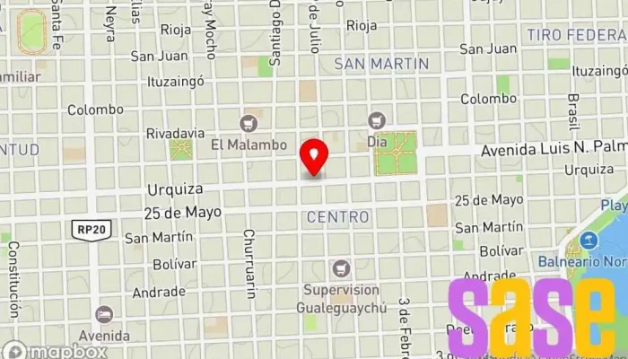 mapa de ELECTRICIDAD GRECCO *Materiales Eléctricos* Tienda de iluminación en Gualeguaychú