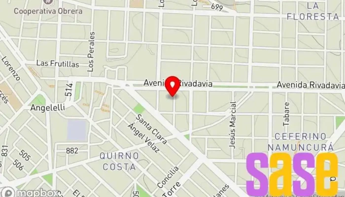 mapa de Electricidad Juan Comercio en Comodoro Rivadavia