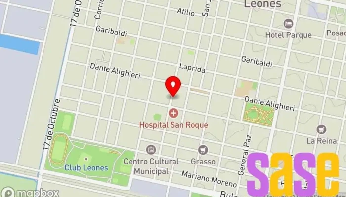 mapa de Electricidad Lorenzetti Tienda de materiales para la construcción en Leones