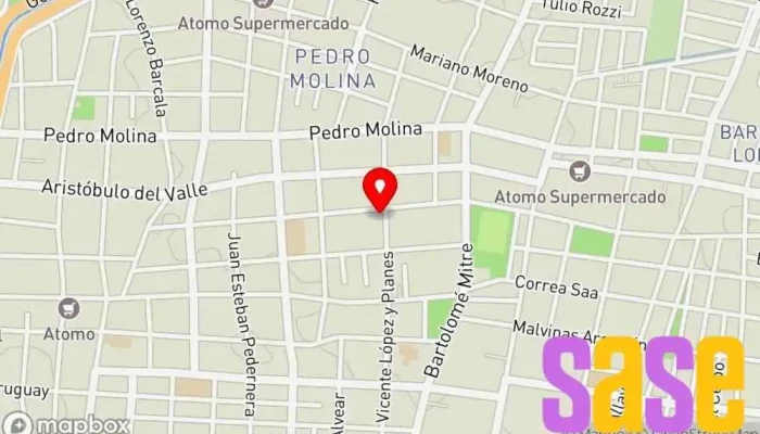 mapa de Electricidad Mendoza AB Electricista, Proveedor de equipos de iluminación de escenarios en Guaymallén
