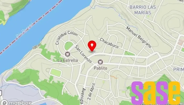 mapa de Electricidad Misiones Ferretería en Puerto Piray