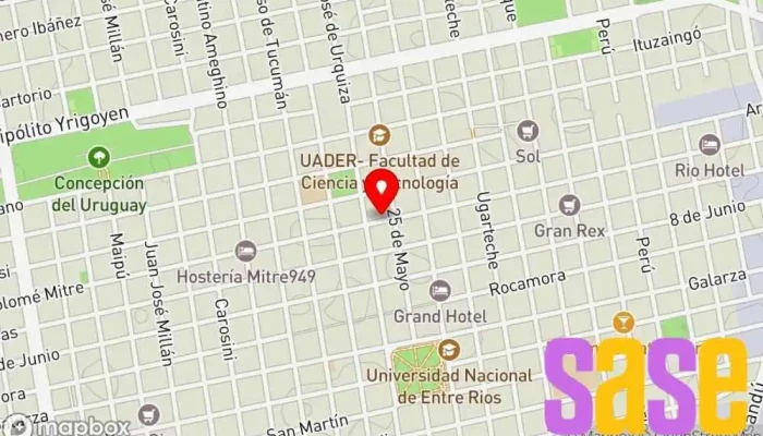 mapa de ELECTRICIDAD MITRE  en Concepción del Uruguay