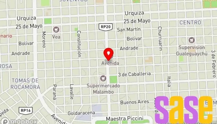 mapa de Electricidad Nise SRL Tienda de electricidad en Gualeguaychú