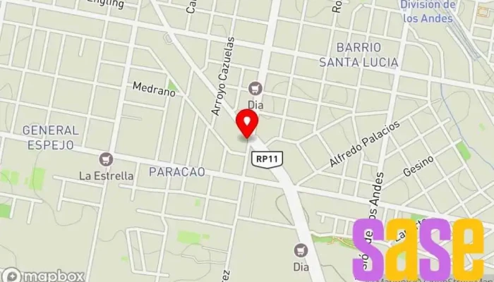 mapa de Electricidad Parana  en Paraná