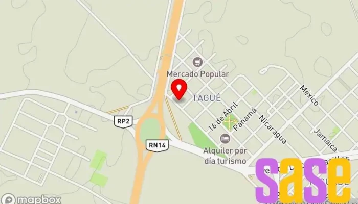 mapa de Electricidad y aire acondicionado del automotor Taller de automóviles en Chajarí