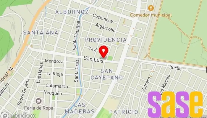 mapa de Electricidad y Electronica automotriz, inyección electronica Taller de automóviles en San Pedro de Jujuy