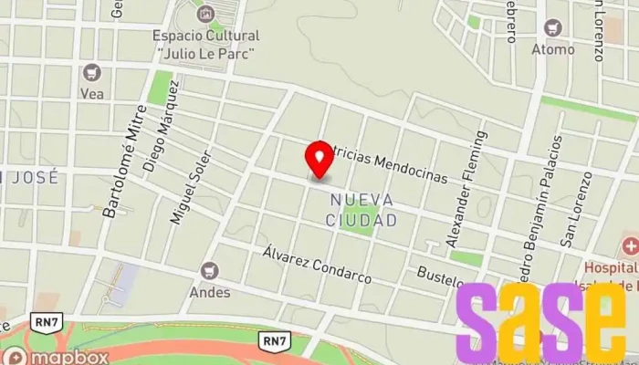 mapa de ElectriG0! Electricista en Guaymallén