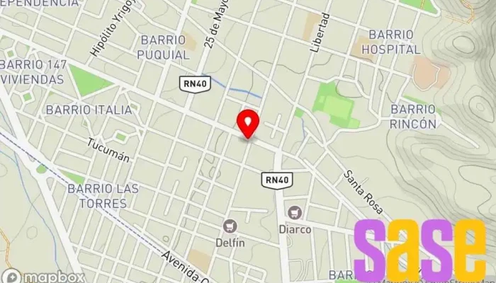 mapa de Electrimac Tienda de electricidad en Chilecito