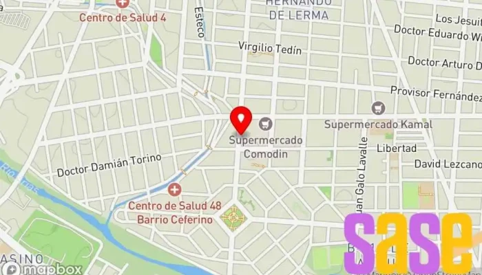 mapa de Electro - Ayarde Bobinados Tienda de electrónica en Salta