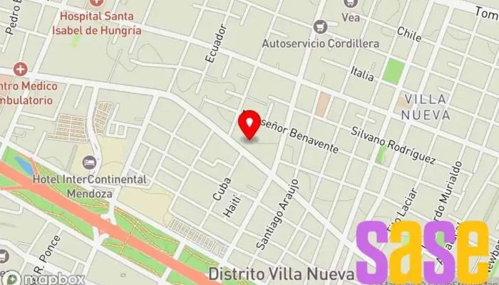 mapa de ELECTRO A - AIRE ACONDICIONADO - ALARMAS Comercio, Tienda aire acondicionado, Servicio de cambio de aceite en Guaymallén