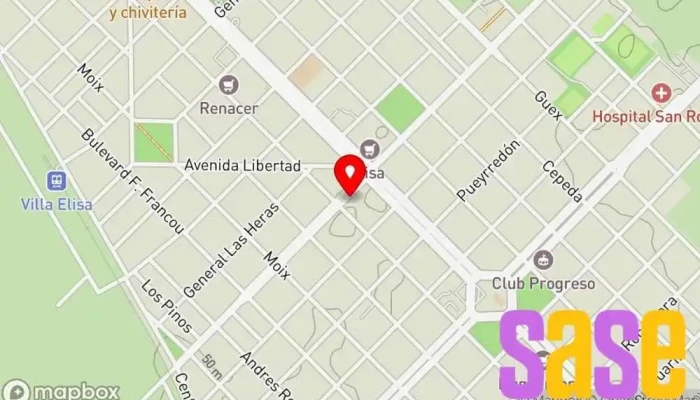 mapa de Electro Car Repuestos Tienda de repuestos de automóviles usados en Villa Elisa