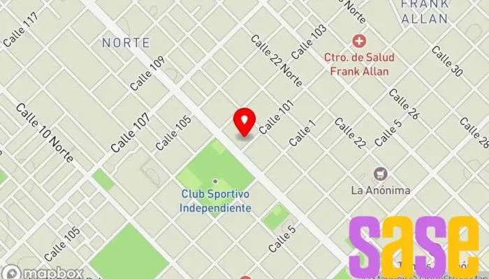 mapa de Electro Center  en Gral. Pico