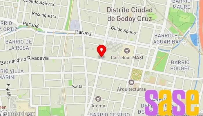 mapa de Electro Godoy Cruz - Electricidad domiciliaria y de obra - Materiales eléctricos Tienda de electricidad en Godoy Cruz